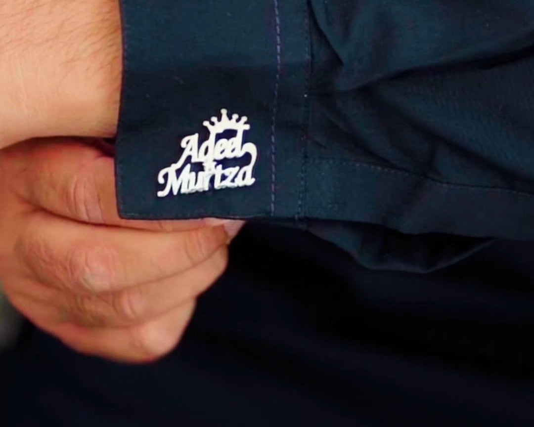 Crown Cufflinks Double Name